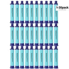 Water Filter Straw Portable Personal Water Filtration for Survival Emergency1-30