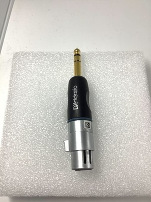 D'Addario PW-P047AA 1/4'' Male Balanced to XLR Female Adapter-Very Good Condition