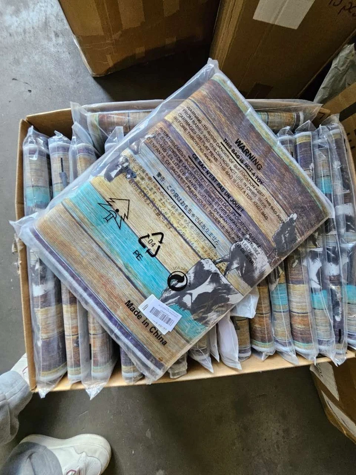 Juego de alfombras de baño "LIQUIDACIÓN" 3 piezas suave antideslizante tapa de inodoro cubierta alfombra de baño Foto 4 de 4