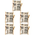  5 Pieces Desktop Organizer Foldable Bins Storage Basket with Handle