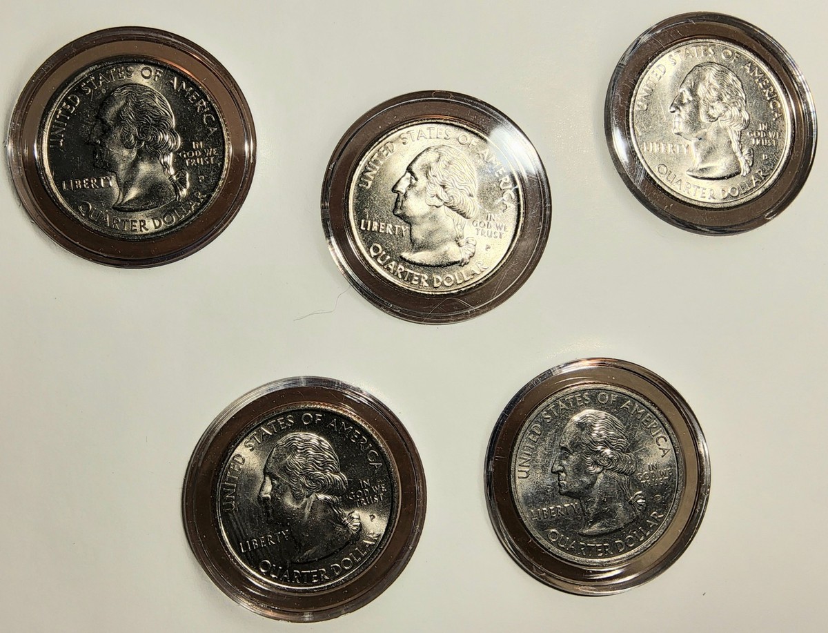 クオーター 16枚セット 年号多数 THE COMPLETE COLORIZED 20TH CENTURY STATE QUARTER COLLECTION 5