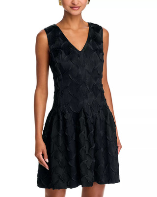 SIMKHAI Sabine Textured Mini Dress MSRP $645