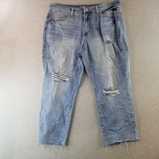 Time and Tru Jeans Women's Sz 18 Blue Wash High Rise 100 Cotton Quality Indie
