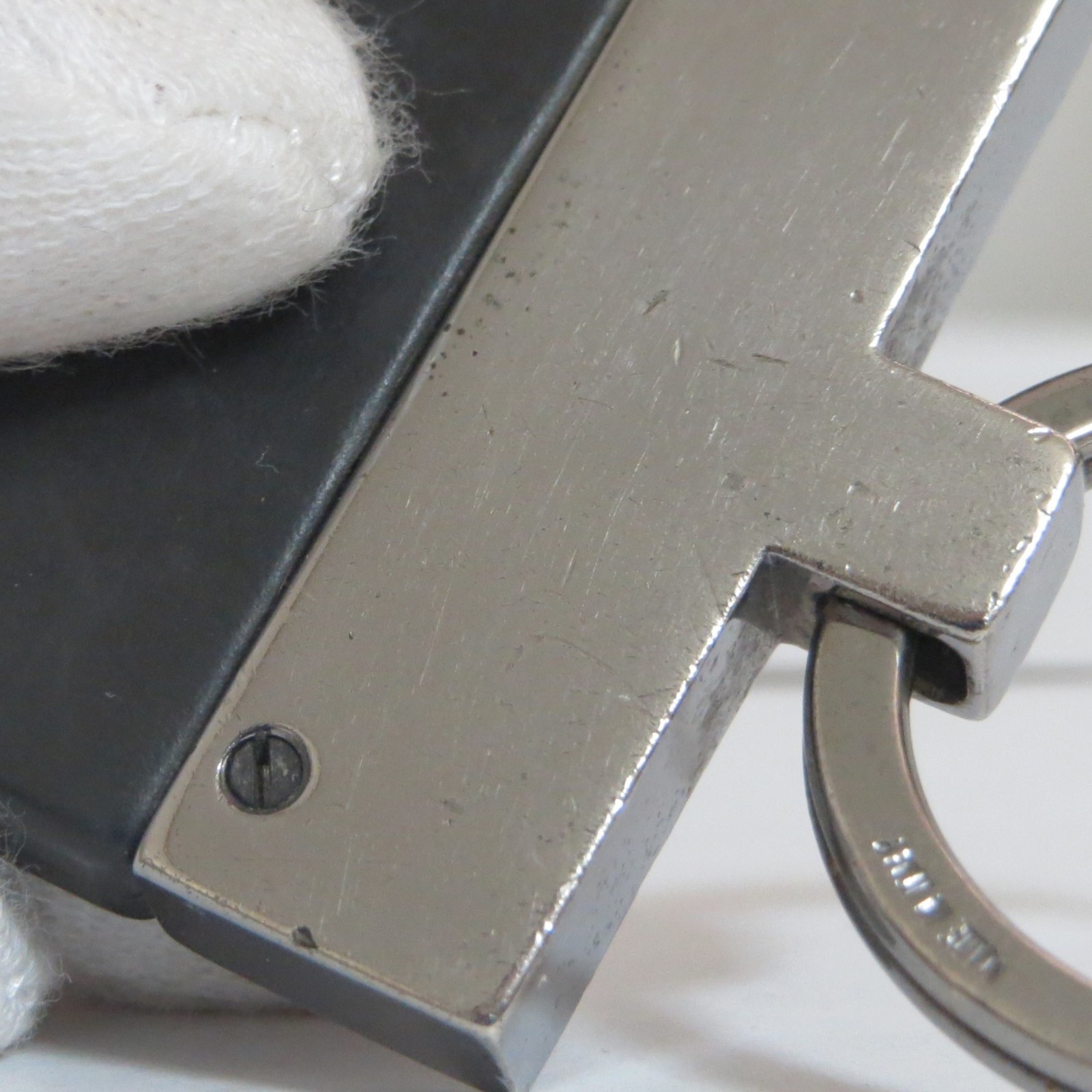 Auth Vintage Gucci Rectangular Brass Key Ring Cha… - image 15