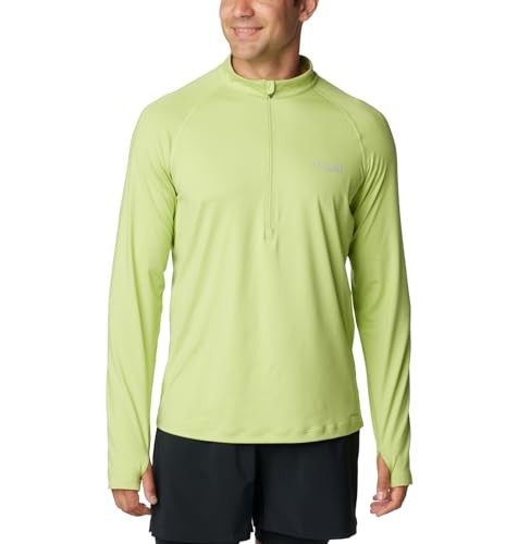 COLUMBIA MENS ENDLESS TRAIL С ДЛИННЫМИ РУКАВАМИ ИЗ СЕТЧАТОЙ ТКАНИ НА МОЛНИИ 12 M - NAPA GREEN 7490₽