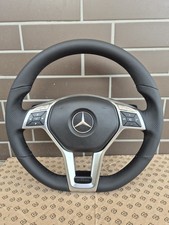 STEERING WHEEL LENKRAD AMG  MERCEDES AMG W176 W212 W204 C117 GLK GLA NEU LEDER