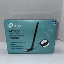 TP-LINK AC1300 Archer T3U Plus 1300Mbps Wireless Dual-Band USB Adapter - Black
