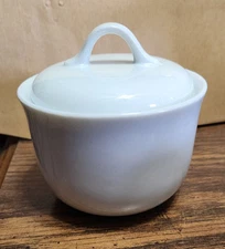 Vintage Corning #81-TY White Sugar Bowl with Lid