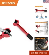 Motorcycle Chain Cleaning Brush - Durable Dual-Ended Tool for Bike Maintenance