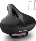 ROCKBROS Comfort Seat Cushion w/Dual Shock Absorbing Ball MemoryFoam Bike Saddle