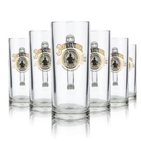 6X Bayreuther Glas 0,5L Bierkrug Humpen Seidel GläSer Set Brauerei Gastro