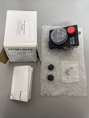 Firegear ESTOP1-0H-FG E-Stop Gas Timer 1 Hour Emergency Shutoff -New