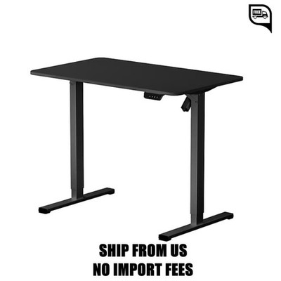 FlexiSpot EC2 40''W Electric Rectangular Adjustable Standing Desk, Black (EC2B-40