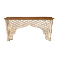 Console En Bois Indienne Zhora Grande 180Cm