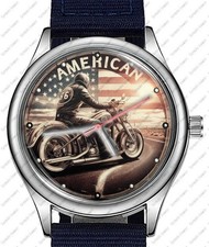 American Biker Route 66 Trendy 38mm Face Wrist Watch