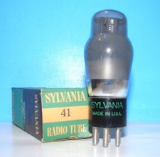 No Type 41 NOS Sylvania audio radio amplifier...