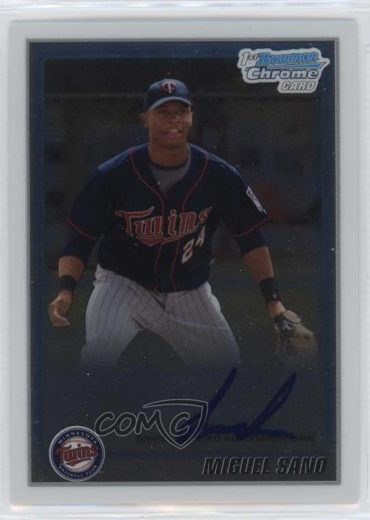 2010 Bowman Chrome Prospects Auto Miguel Sano #BCP205
