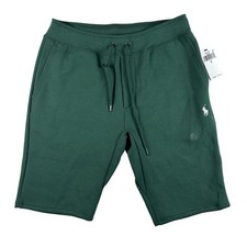 Polo Ralph Lauren Sweat Shorts Mens Small Double Knit Fleece Drawstring Pony