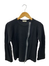 COMME des GARCONS 00S AD2000 Archive TA-070100 Knit Riders Jacket - Wool BLK