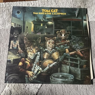 TOM SCOTT & THE L.A. EXPRESS ''TOM CAT'' 1975 vinyl LP, jazz-funk belter, NM