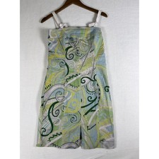 Juliana Collezione Sheath Dress 4 Paisley Psychedelic Trippy Y2K Boho Retro Art