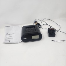 Sony ICF-C05iP UKW-Radiowecker und iPod iPhone Dock schwarz getestet & funktionsfähig 