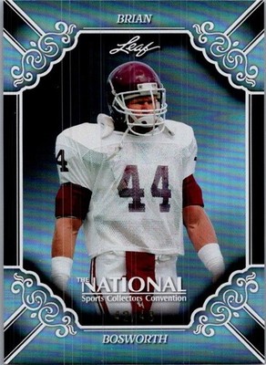 Brian Bosworth 2026 Leaf National NSCC Exclusive Blue /48
