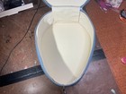 Classic mid-century retro styling blue cream interior lining vinyl oval — photo 9