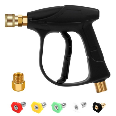 #ad #ad High Pressure Washer Gun 4350PSI Car Washer Gun with 5 Nozzles and M 22 Bras... $26.48