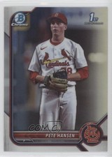 2022 Bowman Draft Chrome Refractor Pete Hansen #BDC-128 16xg