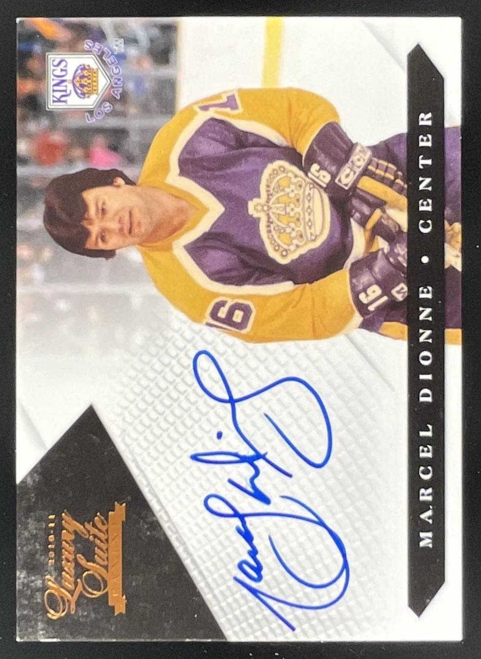2010-11 Panini Luxury Suite #112 Marcel Dionne Autograph Auto /199