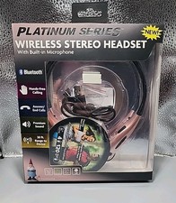 NEW-Travelocity TVDG-BTN-RG Platinum Series Bluetooth Wireless Stereo Headset