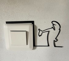 Décoration Interrupteur La Ligne – Là– Décoration Murale