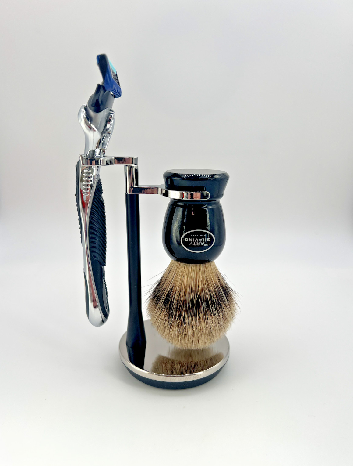 NEW- Authentic The Art of Shaving NY Collection Razor, Brush, Stand-IN BOX