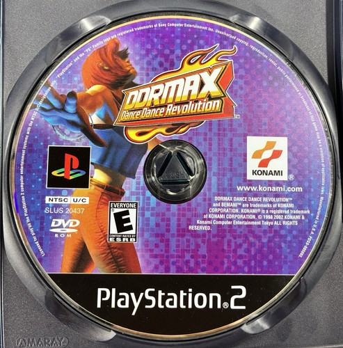 DDR Max Dance Dance Revolution 2002 Konami Sony PlayStation 2 Disc & Case Tested - Picture 5 of 8