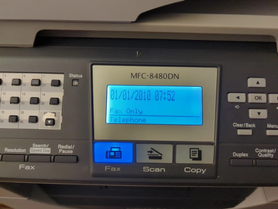 Brother MFC 8480DN Monochrome Duplex All In One Printer 33K pg ct Needs Toner - Image 3 of 4