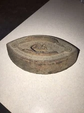 Vintage Cast Iron Clothes Flat Iron Sad Iron Antique No Handle Country Farm Tool