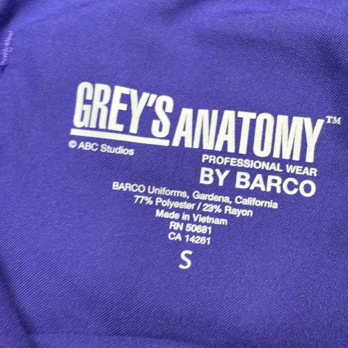 Barco Grey's Anatomy Women's Cargo 4-Pocket Elastic Small Scrub Pants Style 4245 - Picture 8 of 11