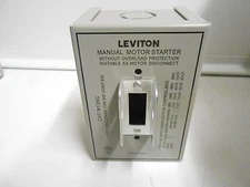 LEVITON N13NC 20HP 30A AMP MANUAL MOTOR STARTER D504208