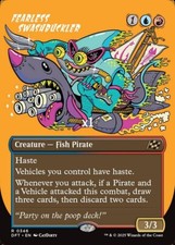 MTG Borderless Aetherdrift DFT Fearless Swashbuckler MINT