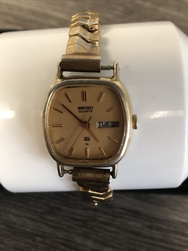 Vintage Seiko SQ 8523-5000 Gold Quartz Analog Ladies Watch | eBay