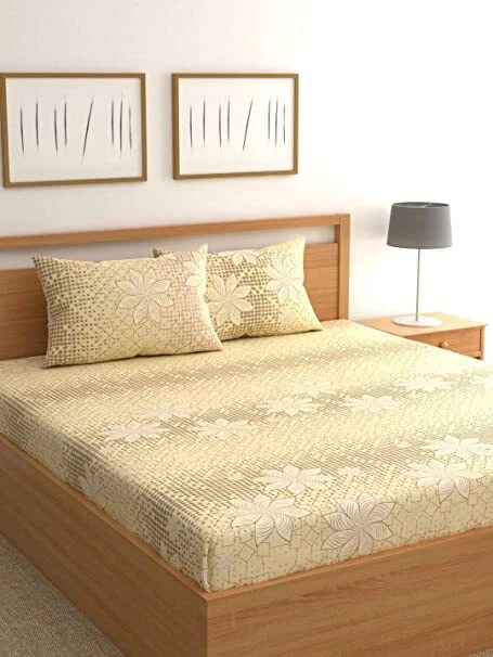HomeLife Completo Lenzuola una Piazza e Mezza Cotone Made in Italy