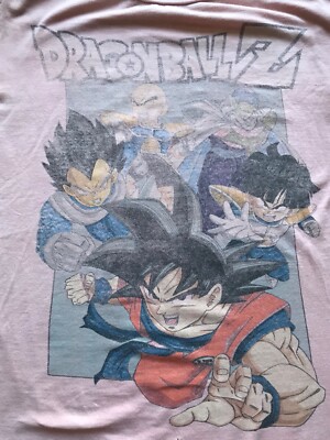 VTG 90s 1998 DBZ Dragon Ball Z Goku Vegeta Gohan Piccolo tshirt reprin