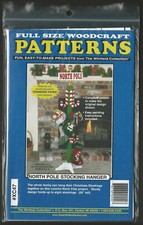 Full Size Woodcraft Patterns North Pole Stocking Hanger XC47