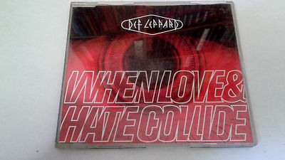 Def Leppard ''When Love & Hate Collide'' CD Single 3 Tracks