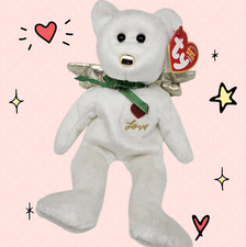 Ty Beanie Baby 2004 Hallmark Exclusive Christmas Gift Angel Bear Love 8"