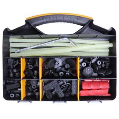 Pdr Tool Kit 80 Teile Klebelaschen Hot Melt Sticks Dellen Reparatur Set Karos...