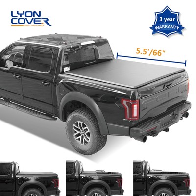 Truck Bed Accessories Auto Parts And Vehicles American Tonneau 15 18 Ford F 150 5 6 Bed Supercrew Cab Soft Tri Fold Cover Megeriancarpet Am