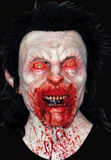Blood Spattered Lab Freak Ghoulish DELUXE ADULT LATEX BLOODY ANGER ZOMBIE MASK