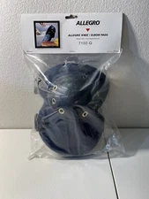 Allegro Industries Knee/Elbow Pads 7102-Q Black Double Strap New Old Stock